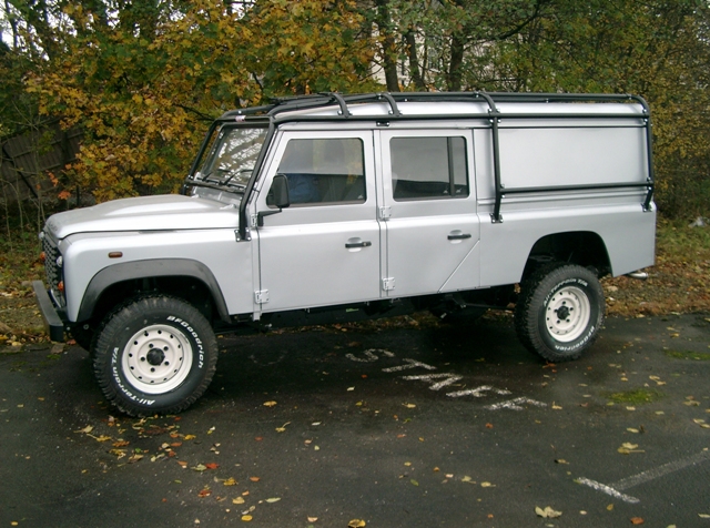 Land Rover Defender 130 Station Wagon with Protection & Performance roll cage