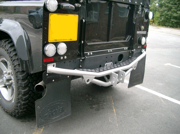 Protection & Performance silver NAS rear bumper